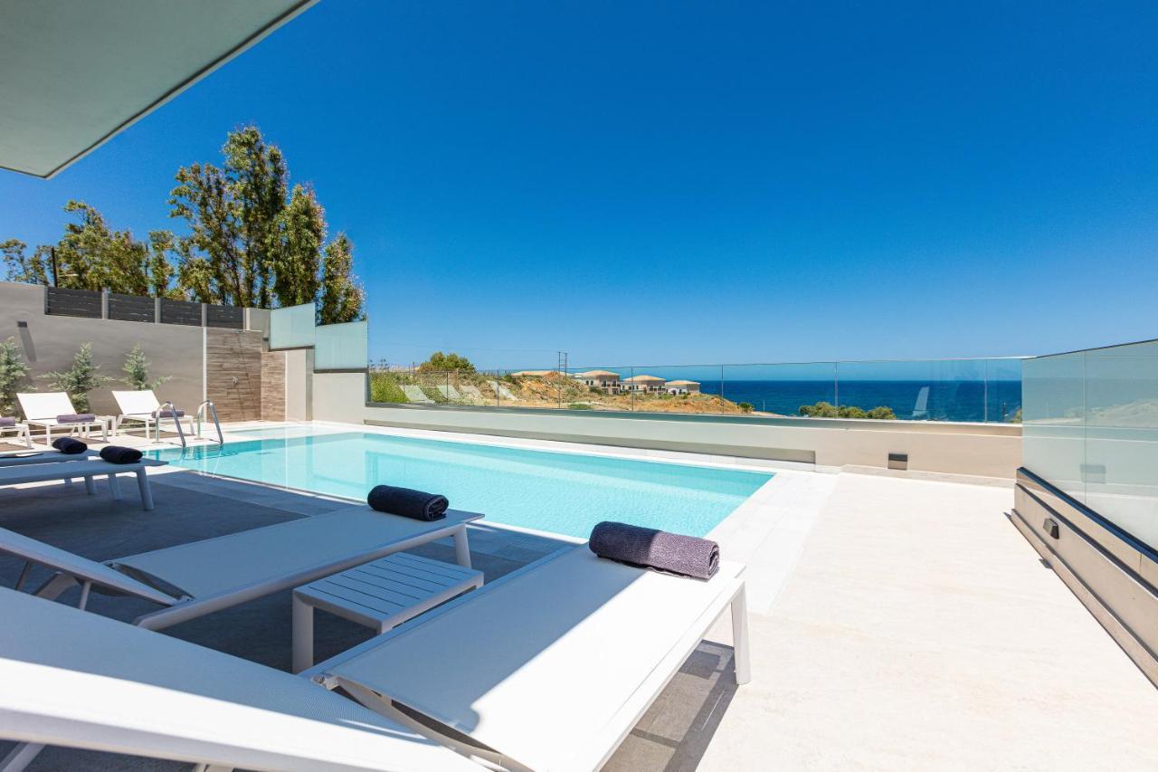 Lagoon Seaside Villa, Sumptuous Retreat,By Thinkvilla Pánormos Eksteriør bilde