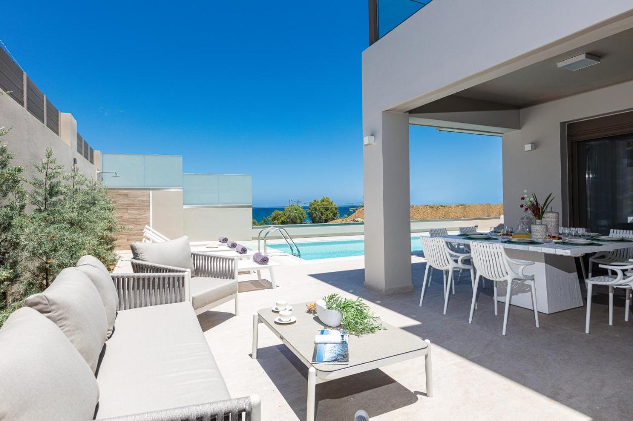 Lagoon Seaside Villa, Sumptuous Retreat,By Thinkvilla Pánormos Eksteriør bilde