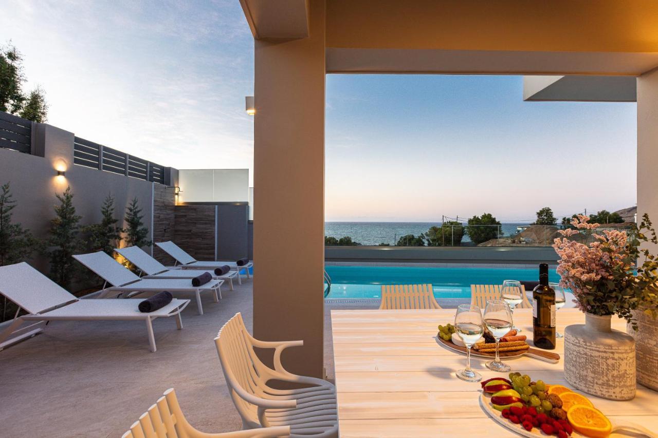 Lagoon Seaside Villa, Sumptuous Retreat,By Thinkvilla Pánormos Eksteriør bilde
