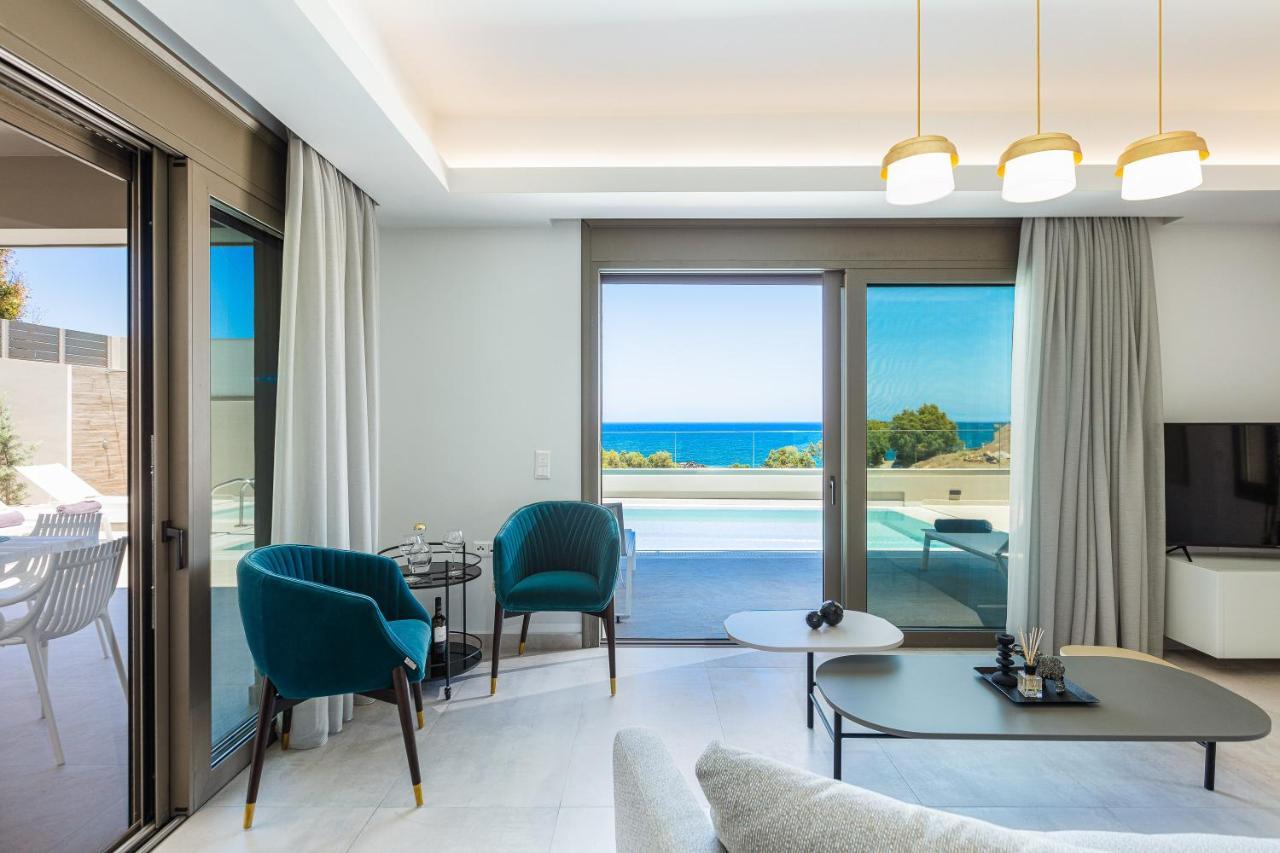 Lagoon Seaside Villa, Sumptuous Retreat,By Thinkvilla Pánormos Eksteriør bilde